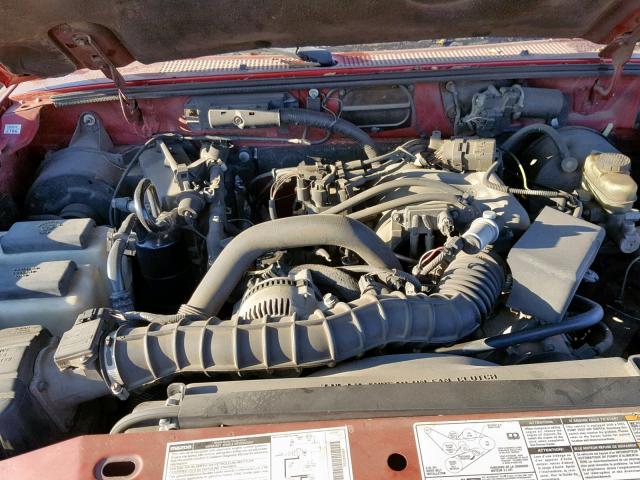 4F4ZR17V1YTM00963 - 2000 MAZDA B3000 CAB BURGUNDY photo 7