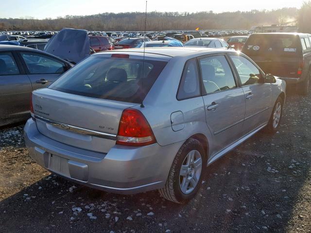 1G1ZT61856F140307 - 2006 CHEVROLET MALIBU MAX ვერცხლისფერი ფოტო 4
