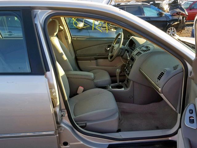 1G1ZT61856F140307 - 2006 CHEVROLET MALIBU MAX ვერცხლისფერი ფოტო 5