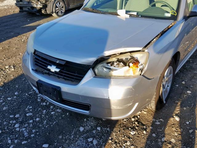 1G1ZT61856F140307 - 2006 CHEVROLET MALIBU MAX ვერცხლისფერი ფოტო 9