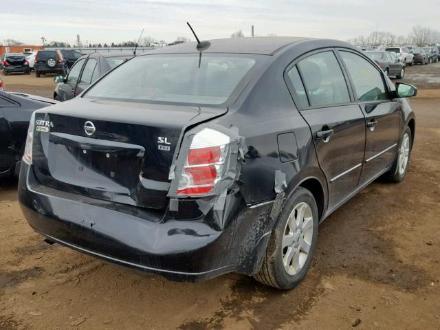 3N1AB61E89L648913 - 2009 NISSAN SENTRA 2.0 BLACK photo 4