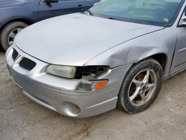 1G2WK52J32F136165 - 2002 PONTIAC GRAND PRIX ვერცხლისფერი ფოტო 9