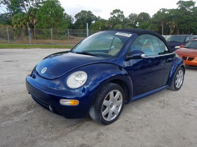 3VWCD21Y73M327088 - 2003 VOLKSWAGEN NEW BEETLE 蓝色 照片 2