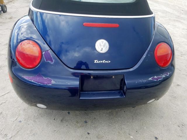 3VWCD21Y73M327088 - 2003 VOLKSWAGEN NEW BEETLE 蓝色 照片 9