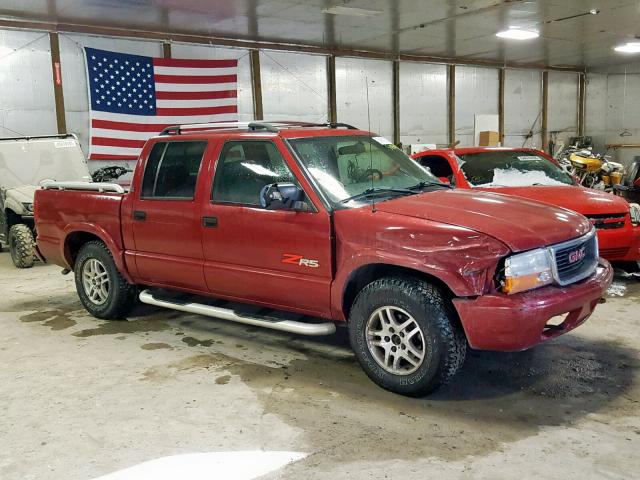 1GTDT13X24K137264 - 2004 GMC SONOMA MAROON photo 9