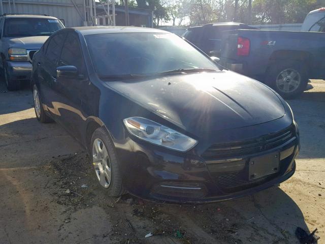 1C3CDFAA9GD703907 - 2016 DODGE DART SE BLACK photo 1