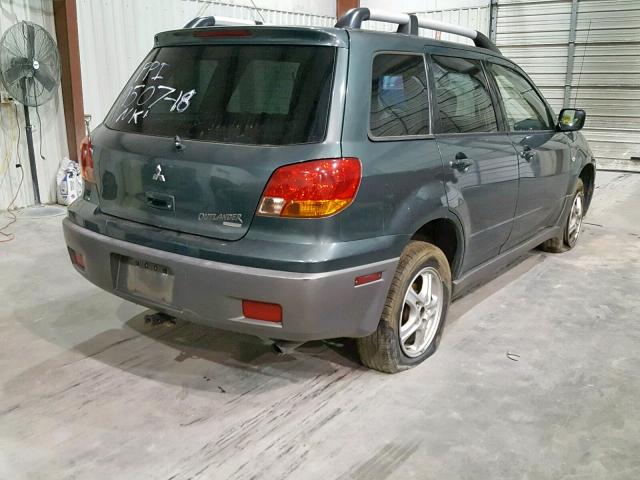 JA4LZ31G73U048098 - 2003 MITSUBISHI OUTLANDER GRAY photo 4