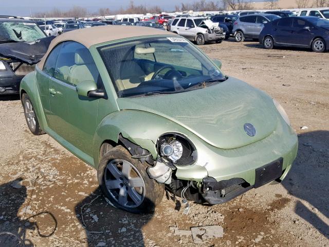 3VWRF31Y77M410844 - 2007 VOLKSWAGEN NEW BEETLE GREEN photo 9