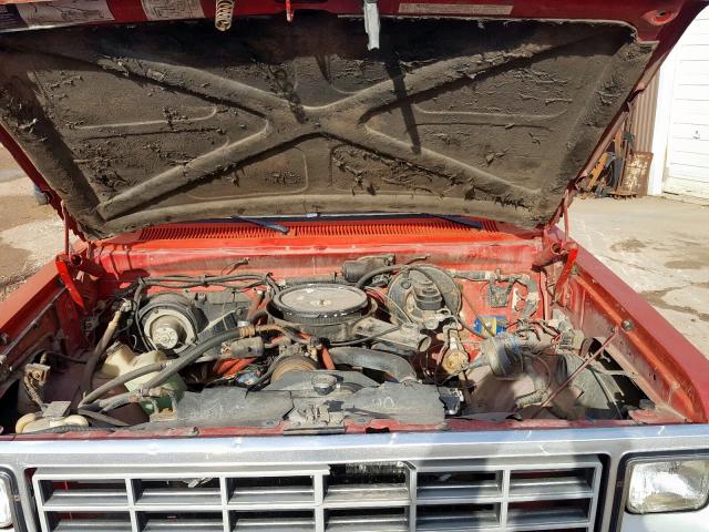 1B4GW12T9FS511758 - 1985 DODGE RAMCHARGER TWO TONE photo 7