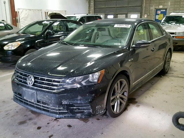 1VWDT7A32HC072822 - 2017 VOLKSWAGEN PASSAT R-L BLACK photo 2