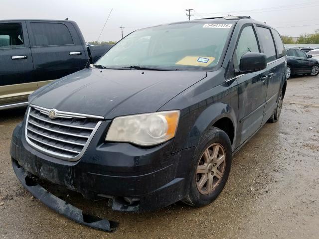 2A8HR54P78R673942 - 2008 CHRYSLER TOWN & COU BLACK photo 2