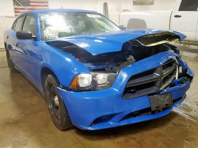 2C3CDXAT6CH232349 - 2012 DODGE CHARGER PO BLUE photo 1