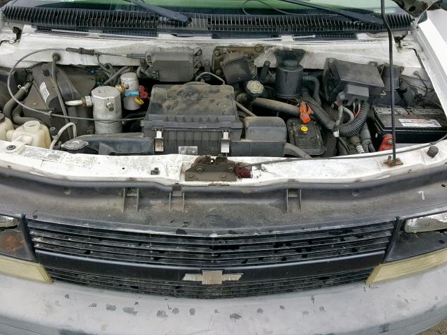 1GCDM19X32B148839 - 2002 CHEVROLET ASTRO WHITE photo 7