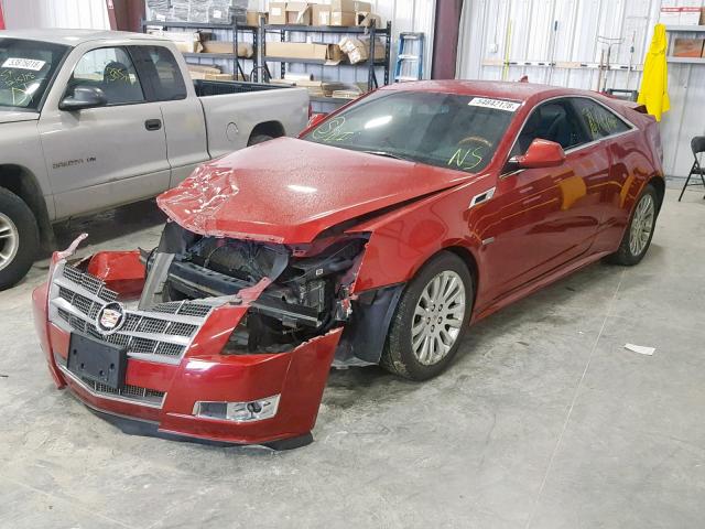 1G6DL1ED9B0132738 - 2011 CADILLAC CTS PERFOR RED photo 2