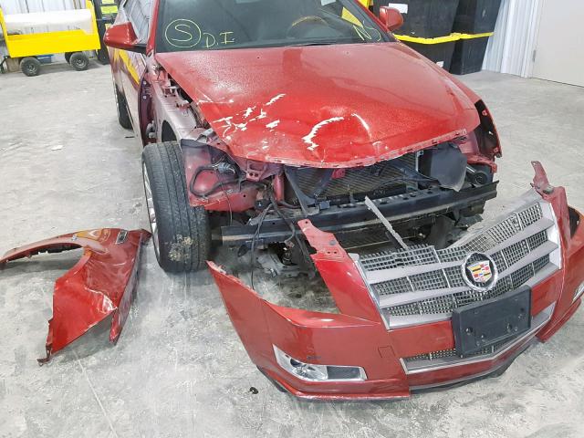 1G6DL1ED9B0132738 - 2011 CADILLAC CTS PERFOR RED photo 9