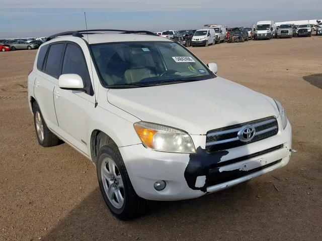 JTMZD31V385109154 - 2008 TOYOTA RAV4 LIMIT WHITE photo 1