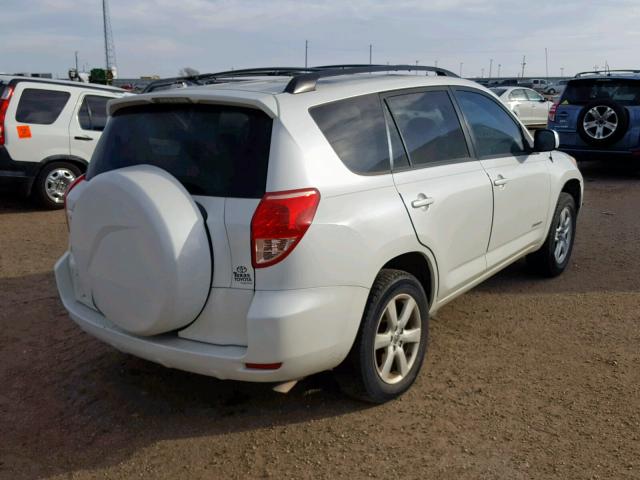 JTMZD31V385109154 - 2008 TOYOTA RAV4 LIMIT WHITE photo 4