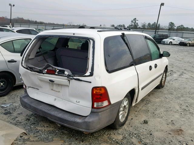 2FMZA51451BA33705 - 2001 FORD WINDSTAR L WHITE photo 4