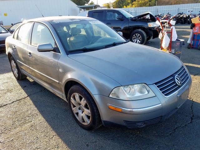 WVWRH63B83P205545 - 2003 VOLKSWAGEN PASSAT GLX SILVER photo 1