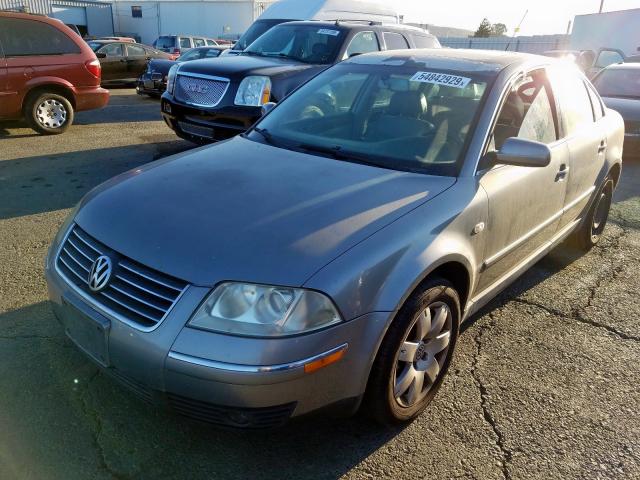 WVWRH63B83P205545 - 2003 VOLKSWAGEN PASSAT GLX SILVER photo 2