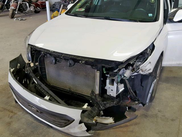 5NPE34AF6FH119240 - 2015 HYUNDAI SONATA SPO WHITE photo 7