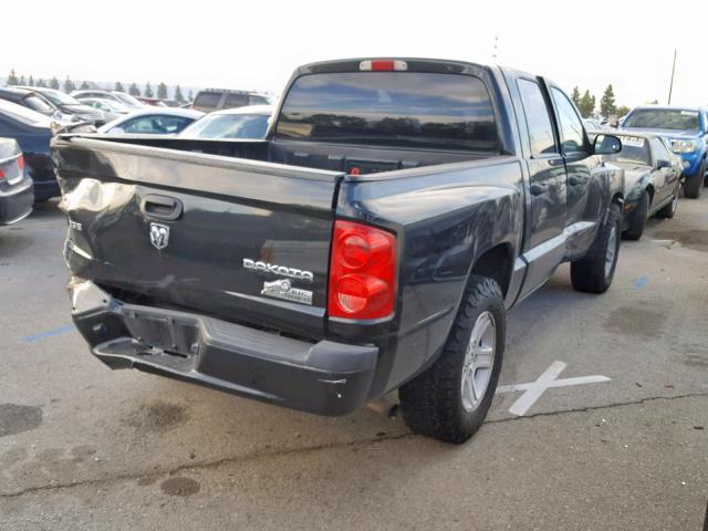 1D7CE3GK2AS179113 - 2010 DODGE DAKOTA SXT BLACK photo 4