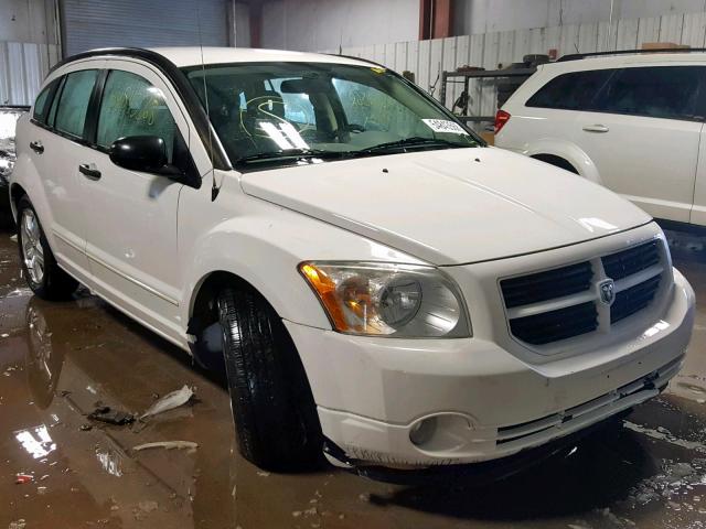 1B3HB48C87D525105 - 2007 DODGE CALIBER SX WHITE photo 1