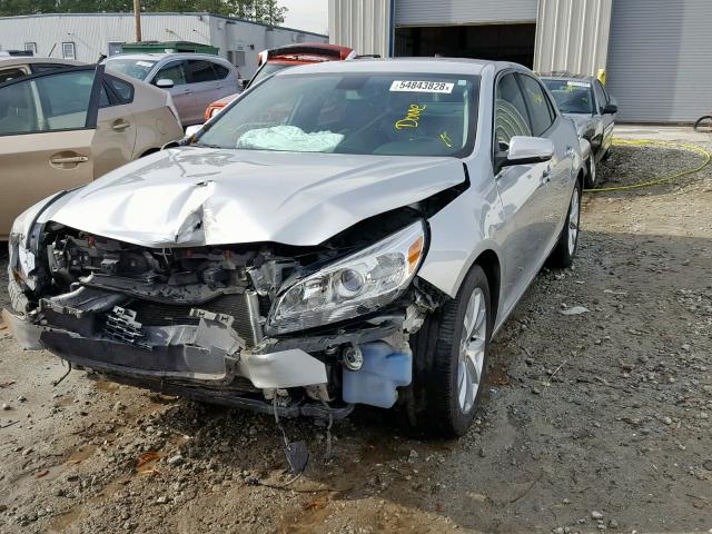 1G11H5SL0EF129659 - 2014 CHEVROLET MALIBU LTZ SILVER photo 2