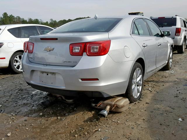 1G11H5SL0EF129659 - 2014 CHEVROLET MALIBU LTZ SILVER photo 4