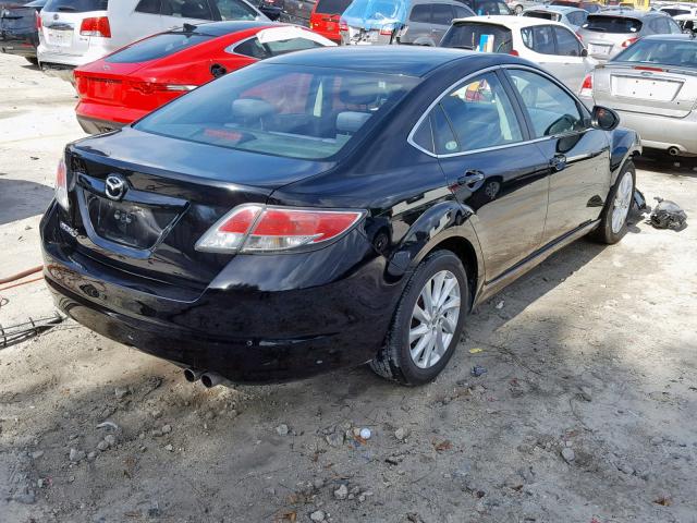 1YVHZ8DH5D5M07287 - 2013 MAZDA 6 TOURING BLACK photo 4