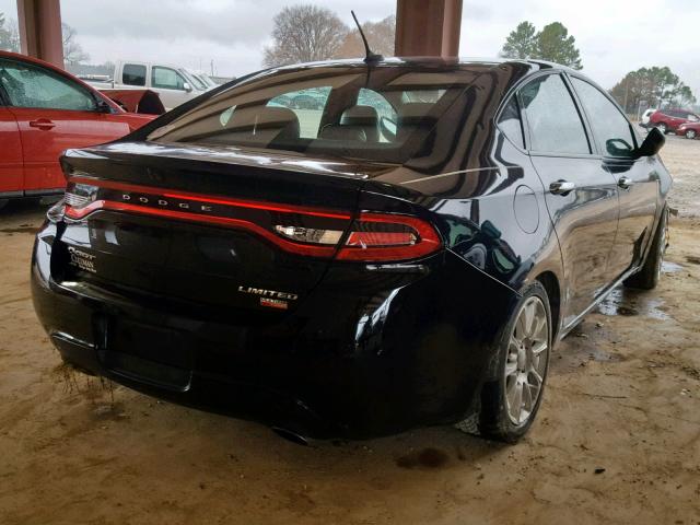 1C3CDFCH8DD286575 - 2013 DODGE DART LIMIT BLACK photo 4