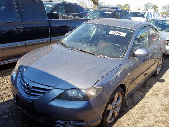 JM1BK323141168807 - 2004 MAZDA 3 S SILVER photo 2