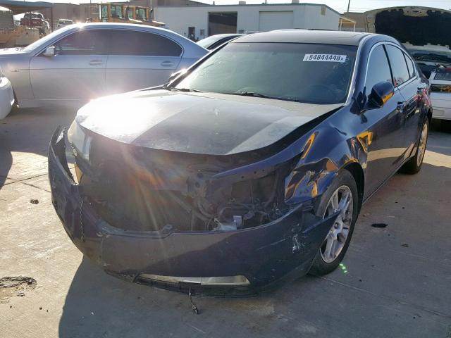 19UUA86289A012363 - 2009 ACURA TL BLUE photo 2