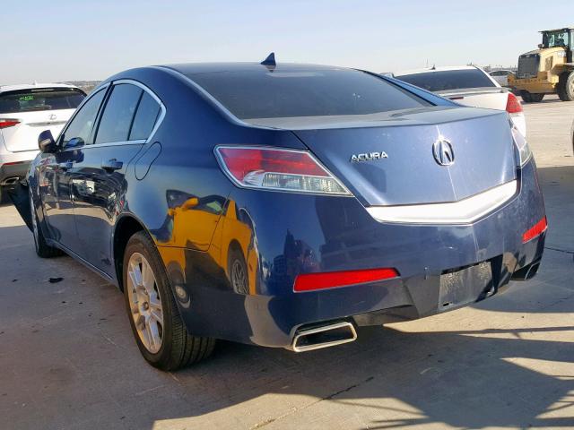 19UUA86289A012363 - 2009 ACURA TL BLUE photo 3