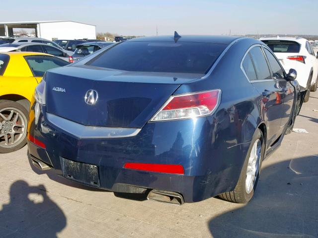 19UUA86289A012363 - 2009 ACURA TL BLUE photo 4