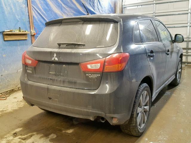 4A4AR3AU5DE014314 - 2013 MITSUBISHI OUTLANDER BLACK photo 4