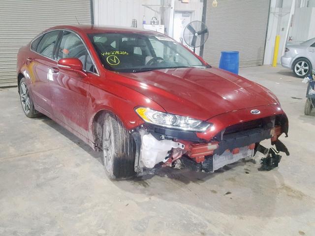 3FA6P0D99GR278216 - 2016 FORD FUSION TIT RED photo 1