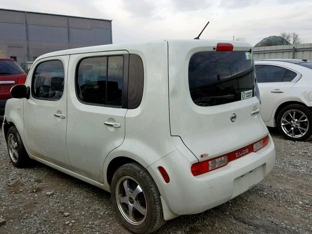 JN8AZ2KR3BT213810 - 2011 NISSAN CUBE BASE WHITE photo 3