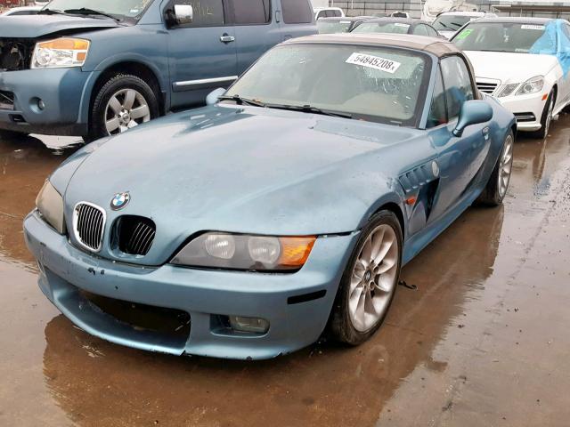 4USCJ3331WLC16154 - 1998 BMW Z3 2.8 BLUE photo 2