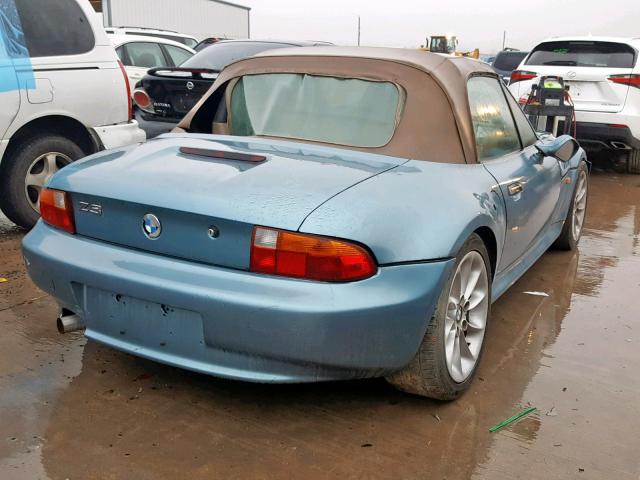 4USCJ3331WLC16154 - 1998 BMW Z3 2.8 BLUE photo 4