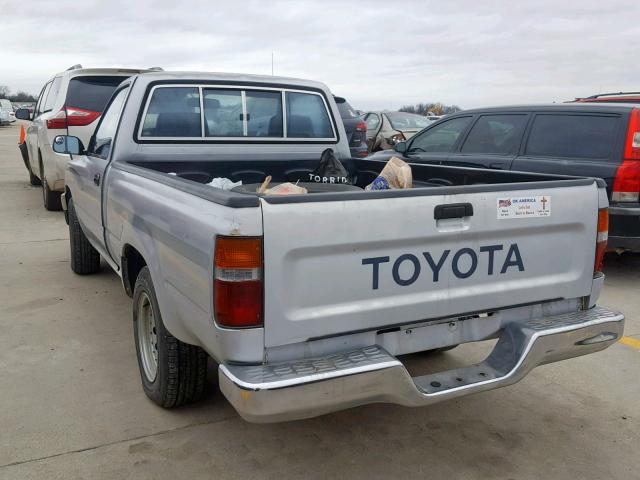 JT4RN81P1M5128226 - 1991 TOYOTA PICKUP 1/2 SILVER photo 3