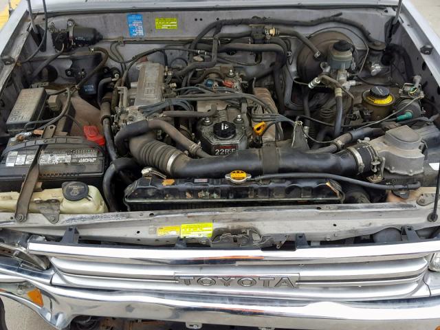 JT4RN81P1M5128226 - 1991 TOYOTA PICKUP 1/2 SILVER photo 7