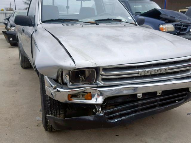 JT4RN81P1M5128226 - 1991 TOYOTA PICKUP 1/2 SILVER photo 9