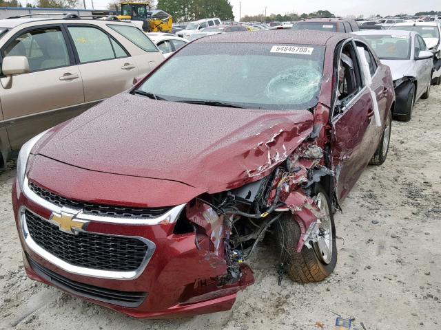 1G11C5SAXGF129751 - 2016 CHEVROLET MALIBU LIM BURGUNDY photo 2