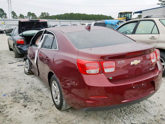 1G11C5SAXGF129751 - 2016 CHEVROLET MALIBU LIM BURGUNDY photo 3