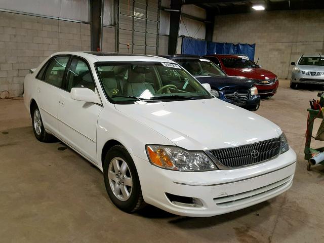 4T1BF28B41U181036 - 2001 TOYOTA AVALON XL WHITE photo 1