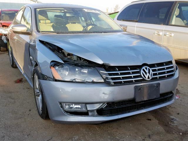 1VWBN7A3XDC098273 - 2013 VOLKSWAGEN PASSAT SE SILVER photo 1