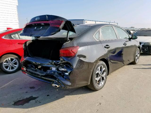 3KPF24AD6KE049209 - 2019 KIA FORTE FE GRAY photo 4