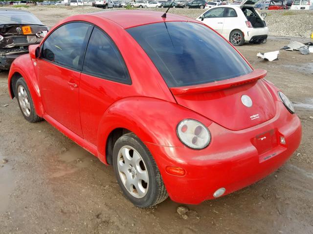 3VWCK21C83M423886 - 2003 VOLKSWAGEN NEW BEETLE Qırmızı foto 3