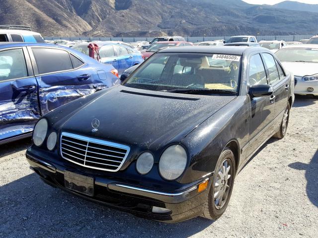 WDBJF65J31B210894 - 2001 MERCEDES-BENZ E 320 BLACK photo 2